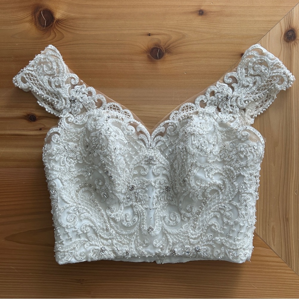 Allure Bridals Separates Size 12 Wedding Top